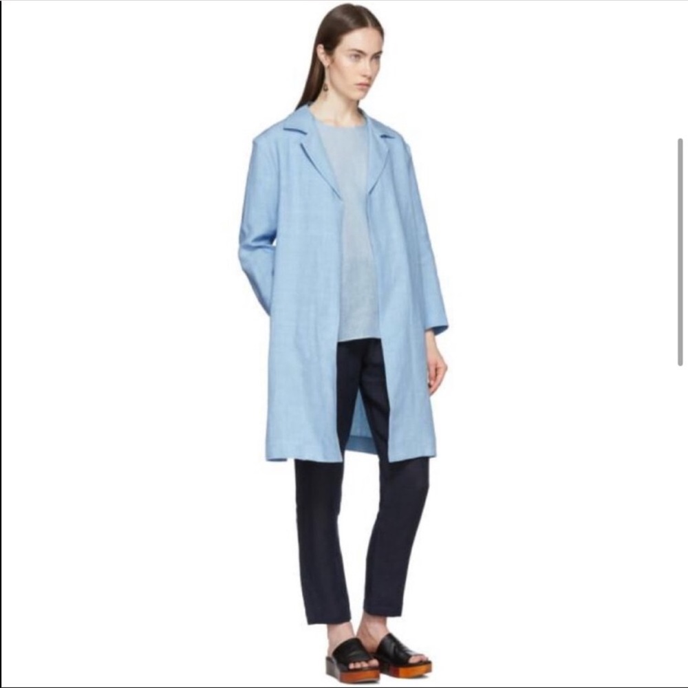 •NAVY• mansur gavriel linen evening jacket